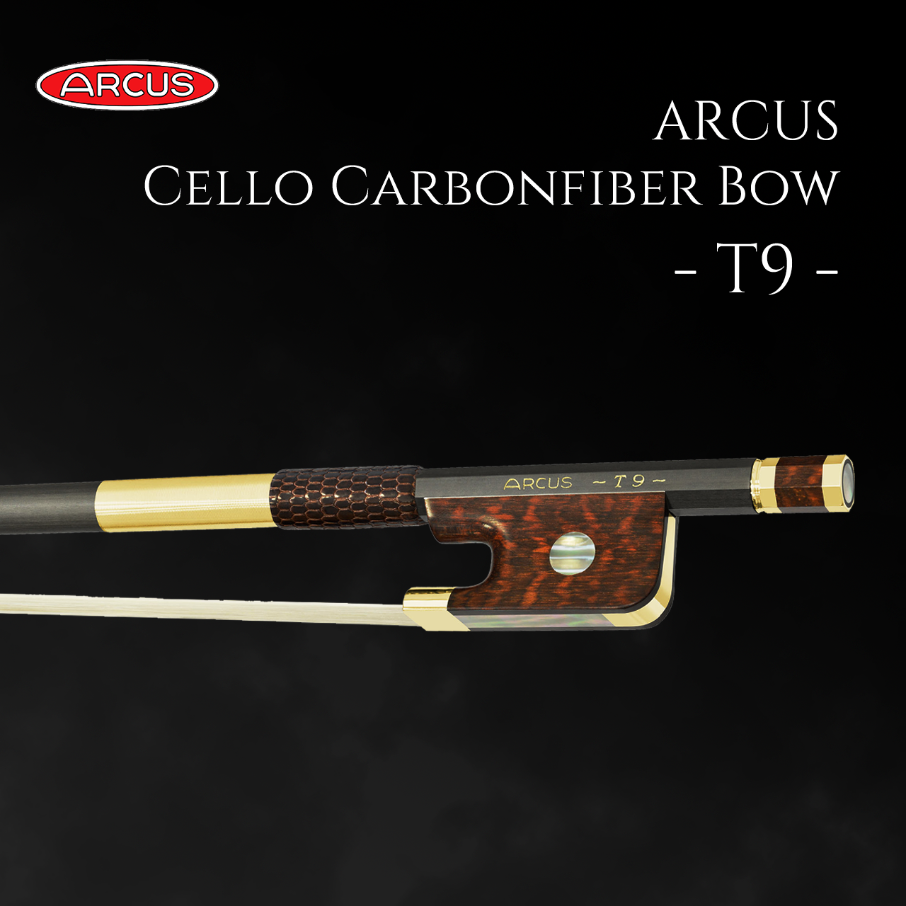 müsingチェロ・ボウ 『C3』Ergonomic | Arcus Bow TOKYO
